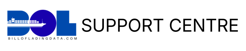 Bill of Lading Data | Support Centre